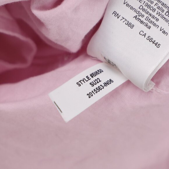 J.CREW Ruffle Button-Front Eyelet Mini Dress in Pink Frosty Lavender Size 12 - Picture 9 of 10